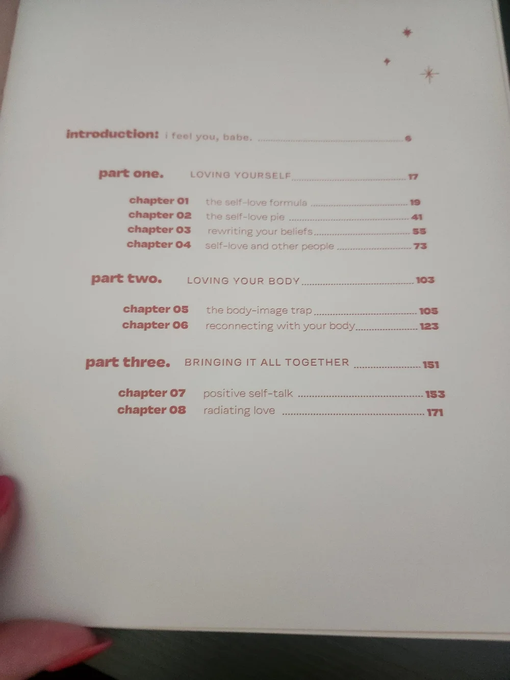 the gift of self-love Workbook - Red Cover- Preloved